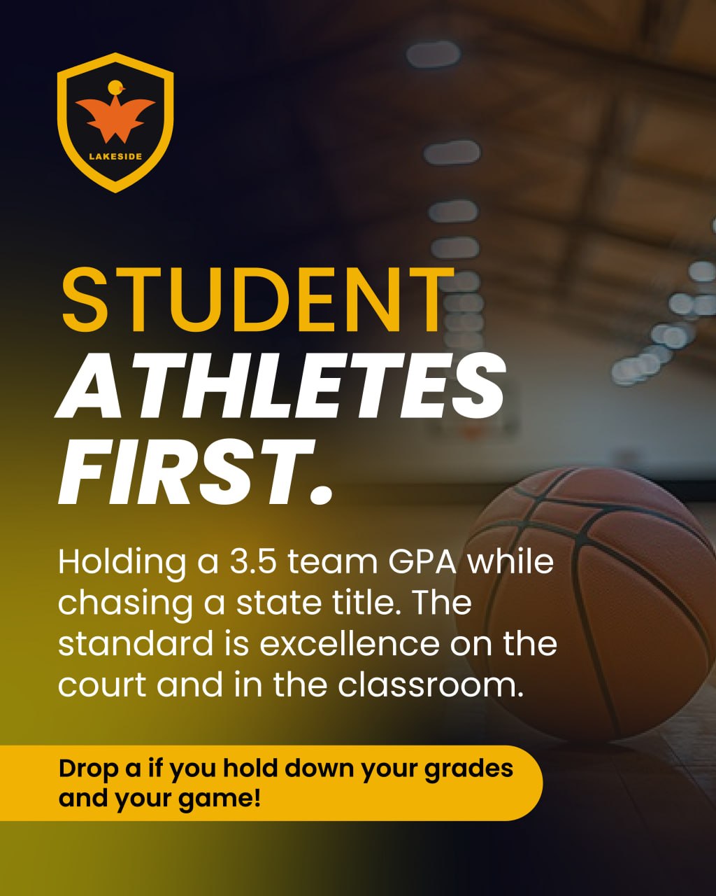 Student athletes first: 3.5 team GPA